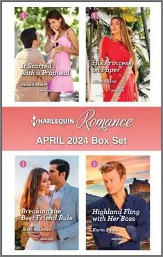 harlequin romance april 2024 box set book cover image