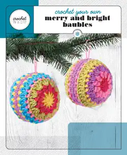 crochet your own merry and bright baubles book cover image