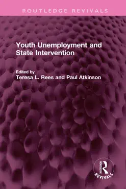 youth unemployment and state intervention book cover image