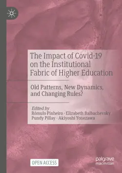 the impact of covid-19 on the institutional fabric of higher education book cover image