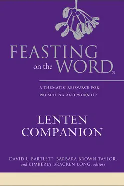feasting on the word lenten companion book cover image