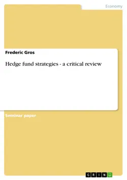 hedge fund strategies - a critical review book cover image