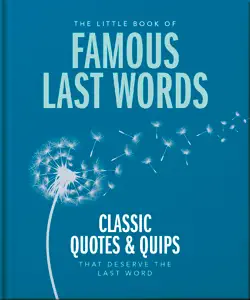 the little book of famous last words book cover image