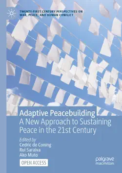 adaptive peacebuilding book cover image