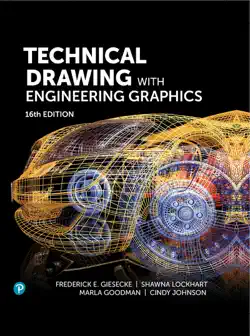 technical drawing with engineering graphics book cover image