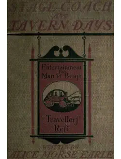 stage-coach and tavern days. 1900 book cover image