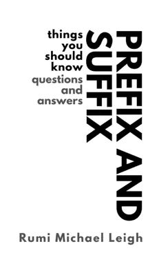 prefix and suffix book cover image
