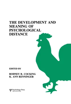 the development and meaning of psychological distance book cover image