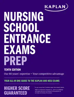 nursing school entrance exams prep book cover image