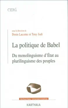 la politique de babel book cover image