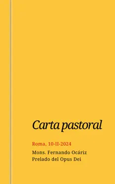 carta pastoral 10-02-2024 imagen de la portada del libro