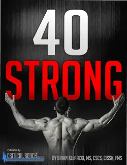 40 strong book cover image