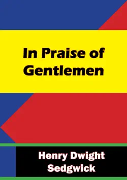 in praise of gentlemen book cover image