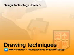 drawing techniques - using keynote for fashion design book cover image