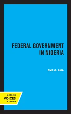 federal government in nigeria book cover image