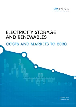 electricity storage and renewables cost and markets 2030 book cover image
