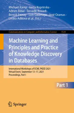 machine learning and principles and practice of knowledge discovery in databases imagen de la portada del libro