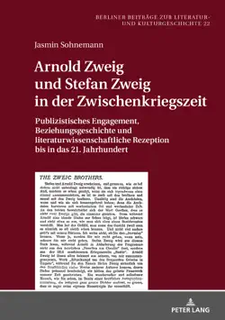 arnold zweig und stefan zweig in der zwischenkriegszeit imagen de la portada del libro