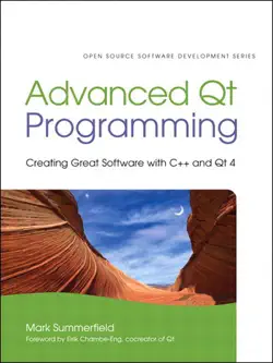 advanced qt programming book cover image