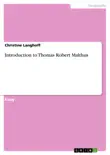 Introduction to Thomas Robert Malthus sinopsis y comentarios