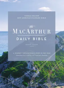 nasb, macarthur daily bible, 2nd edition, comfort print book cover image