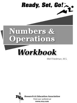 numbers and operations workbook book cover image