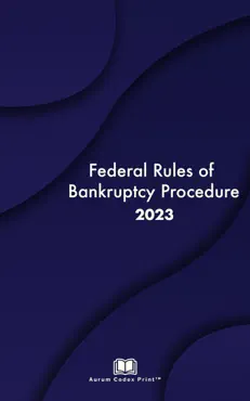 federal rules of bankruptcy procedure 2023 imagen de la portada del libro