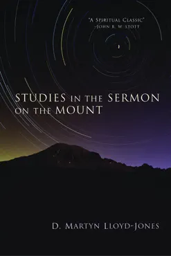 studies in the sermon on the mount book cover image
