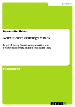 konstituentenstrukturgrammatik imagen de la portada del libro