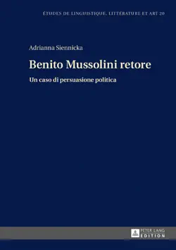 benito mussolini retore book cover image