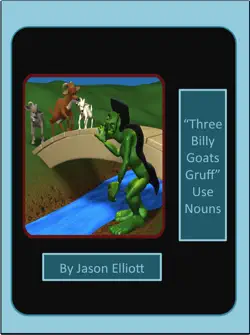 the three billy goats gruff uses nouns book cover image