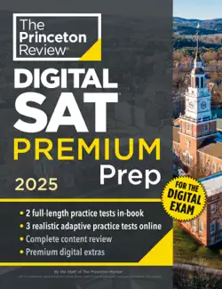princeton review digital sat premium prep, 2025 book cover image