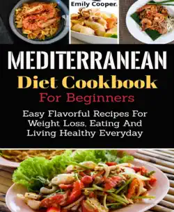 mediterranean diet cookbook for beginners book cover image