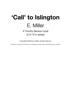‘call’ to islington book cover image