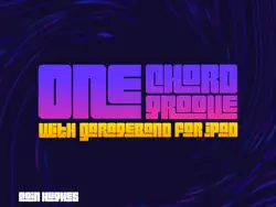 one chord groove with garageband for ipad book cover image