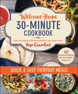 welcome home 30-minute cookbook book cover image
