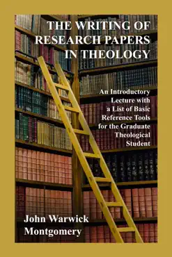 the writing of research papers in theology book cover image