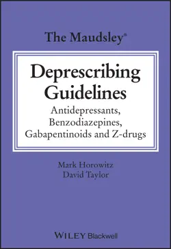 the maudsley deprescribing guidelines imagen de la portada del libro