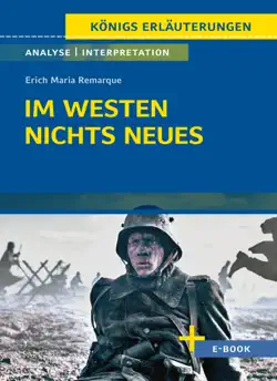 im westen nichts neues von erich maria remarque - textanalyse und interpretation imagen de la portada del libro