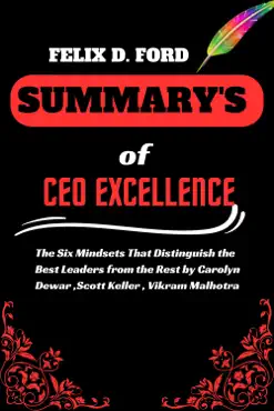 summary of ceo excellence book cover image