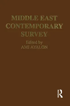 middle east contemporary survey, volume xvi, 1992 book cover image
