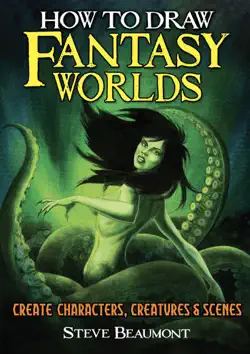 how to draw fantasy worlds book cover image