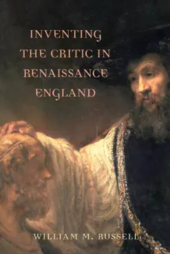 inventing the critic in renaissance england book cover image