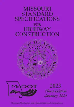 2023 missouri standard specifications for highway construction book cover image