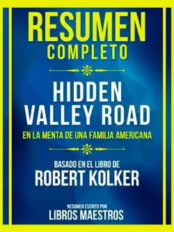 resumen completo - hidden valley road - en la menta de una familia americana - basado en el libro de robert kolker imagen de la portada del libro