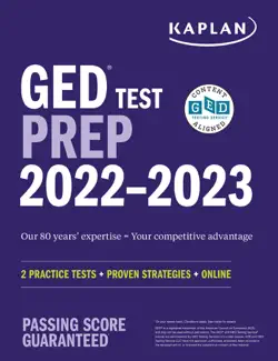 ged test prep 2022-2023 book cover image