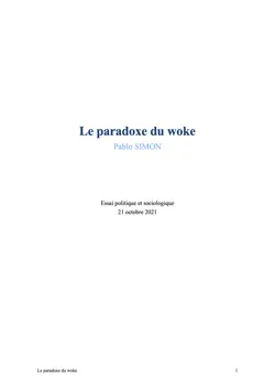 le paradoxe du woke imagen de la portada del libro