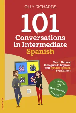 101 conversations in intermediate spanish book cover image