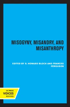 misogyny, misandry, and misanthropy book cover image