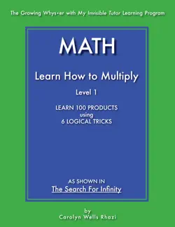 math - learn how to multiply - level 1 book cover image